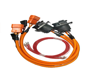 New energy vehicle charging station line