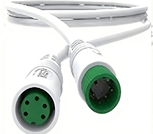 Waterproof tail wire for network monitoring