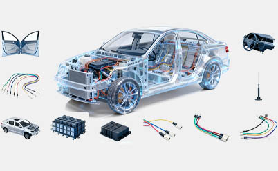 Full View of Automotive Wiring Harnesses