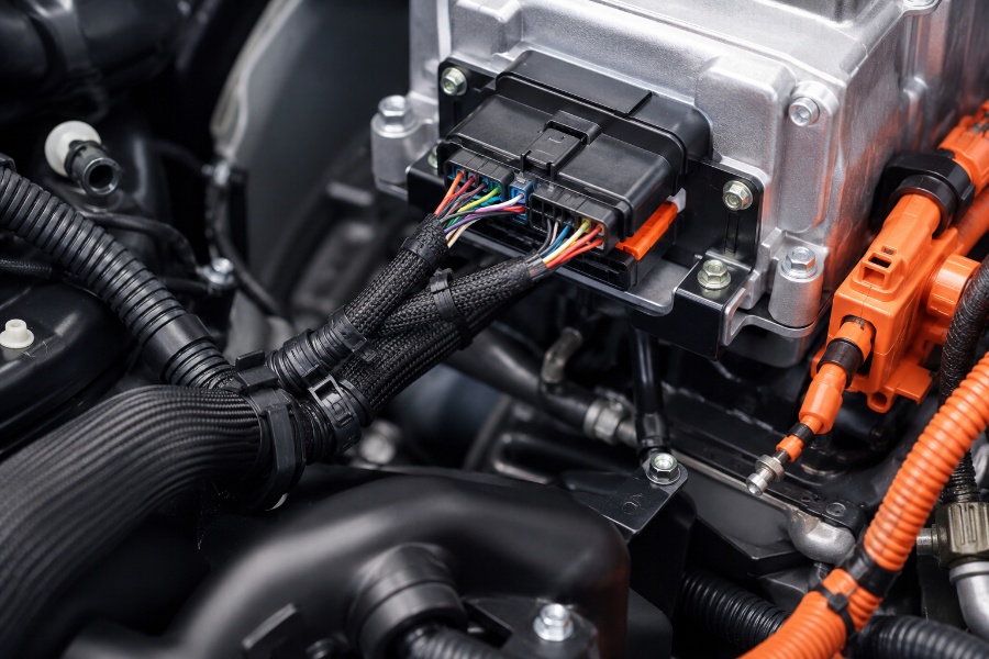 What Low-Voltage Terminals Do in an EV Harness